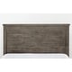 preview thumbnail 10 of 12, Furniture of America Lanister 2-Piece Wood Wire-Brushed Warm Grey Kids Panel Bed and Nightstand Set with Trundle