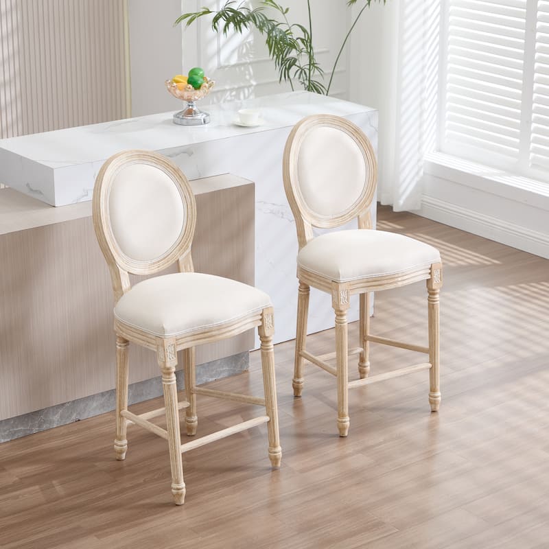 Upholstered Counter Height Chairs Side Chairs Set of 2
