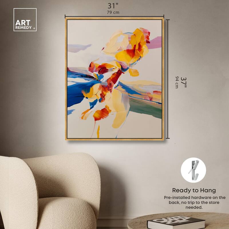 Flippant Bloom III Canvas by Art Remedy