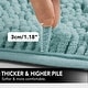preview thumbnail 102 of 134, Deconovo Chenille Bath Rugs - Thick Plush Microfiber, Non-Slip Washable Bathroom Mats