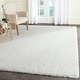 preview thumbnail 17 of 239, SAFAVIEH Santa Monica Shag Einara 2-inch Thick Area Rug 5'3" x 7'6" - White - Rectangle