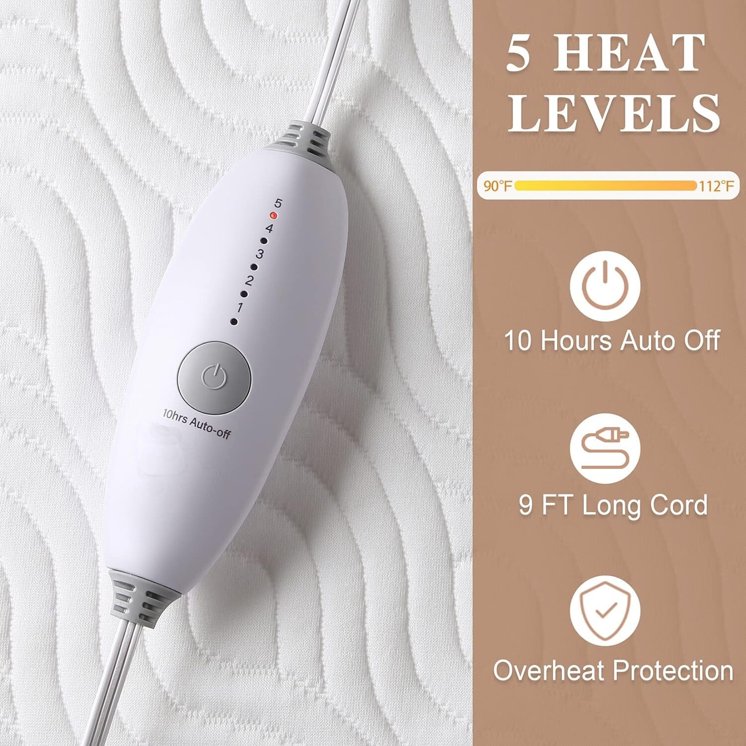 Mattress pad warmer on sale
