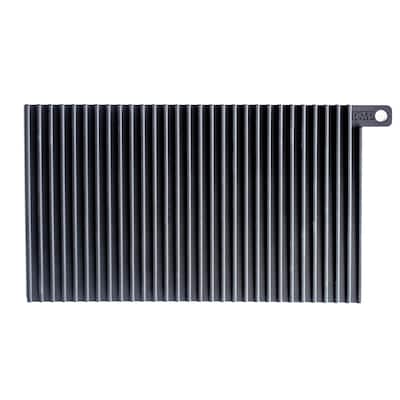 Sink Mat-Hotpad, Black - 12x7"