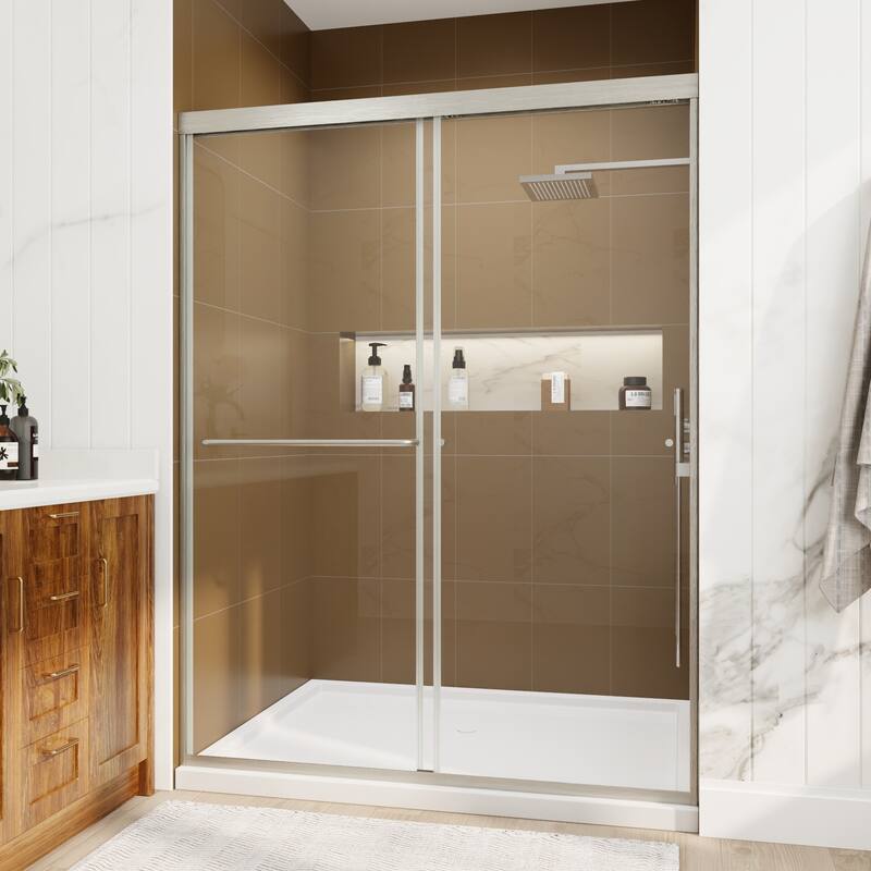 Modland 50-54''x 70'' Glass Shower Door - 50''-54''x 70''
