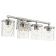 preview thumbnail 6 of 4, Quorum International 517-4 Starky 4 Light 28" Wide Vanity Light