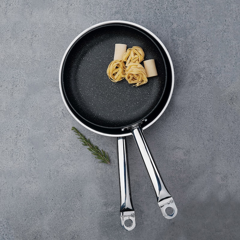 10 Inch Pro Professional Series Tava and Frypan in Brushed Silver
