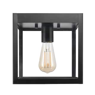 Globe Electric 91005230 Sasha 8" Wide Flush Mount Square Outdoor