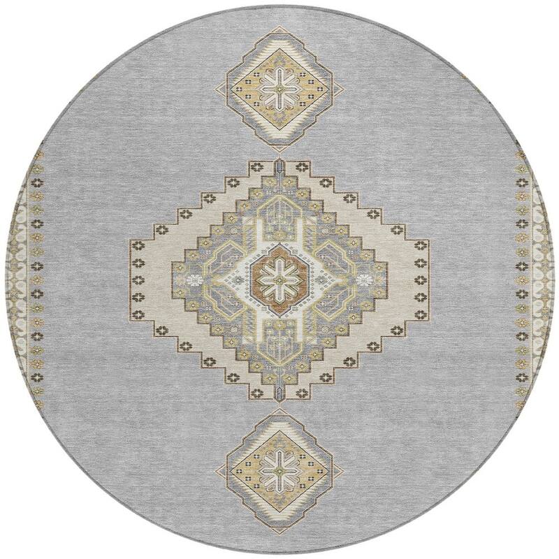 HomeRoots Oriental Traditional Rectangle Outdoor Rug