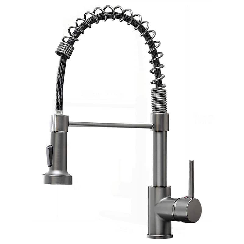 Commercial Kitchen Faucet with Pull Down Sprayer