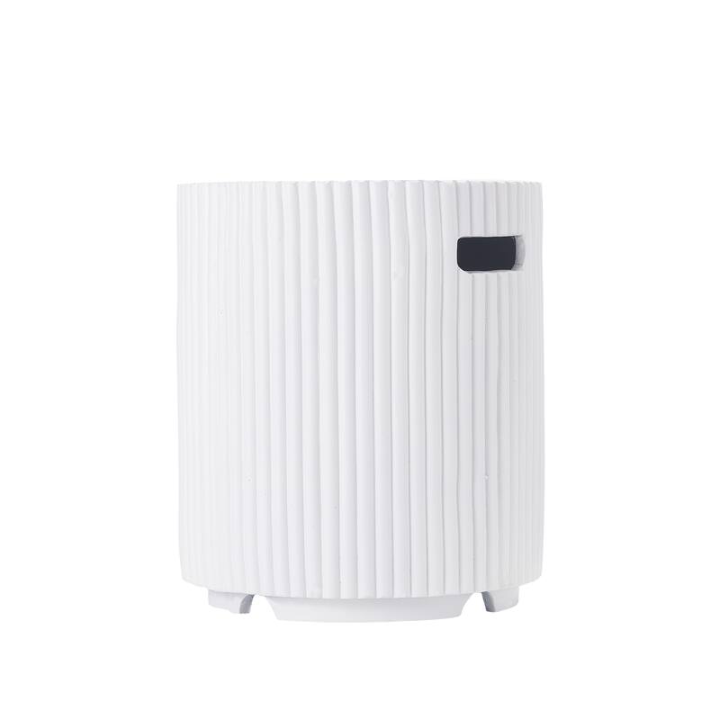 Christopher Knight Home - Lecce 17x19.9" Outdoor MgO Propane Tank Holder/Side Table for Multiple Use