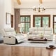 preview thumbnail 5 of 22, Hadlee Genuine leather Reclining Sofa with Multi-Function Console