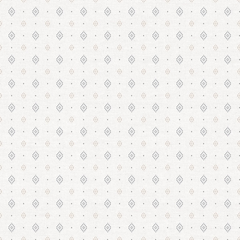 Galerie Wallcoverings Just 4 Kids 2 Geometric Diamond Motif Non-woven Matte Wallpaper Roll - 33 feet x 21 inches - Grey