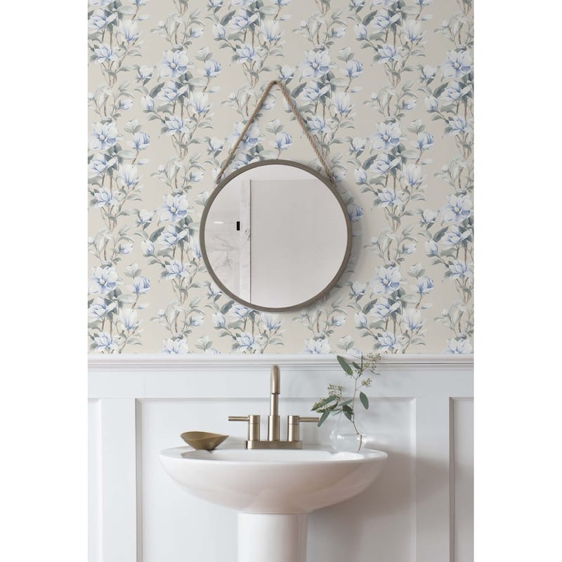 NextWall Magnolia Trail Peel and Stick Wallpaper
