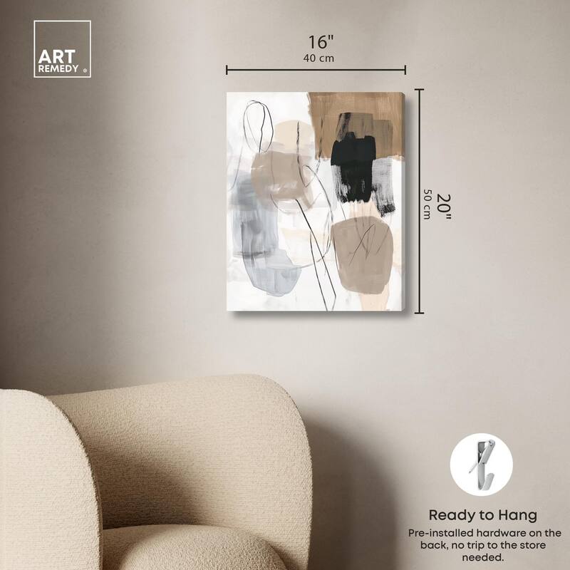 Contemporary Canvas II Canvas by Art Remedy, Gallery Wrapped
