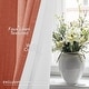 preview thumbnail 21 of 28, Deconovo Blackout Living Room Curtains Faux Linen Drapes 2 Panels