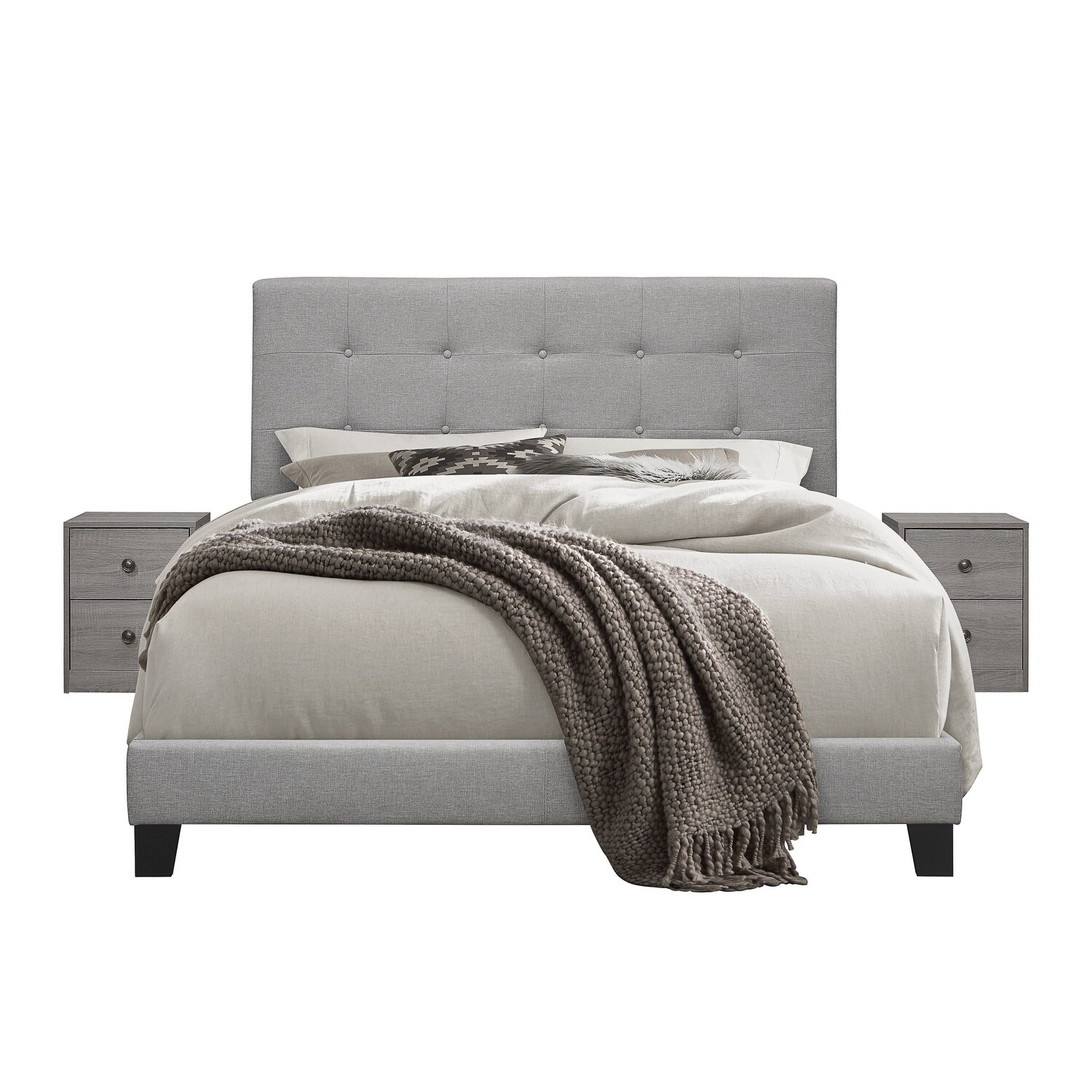 Sara sara upholstered panel headboard sale