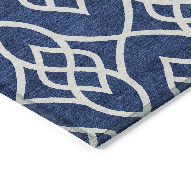 HomeRoots Trellis Transitional Rectangle Outdoor Rug