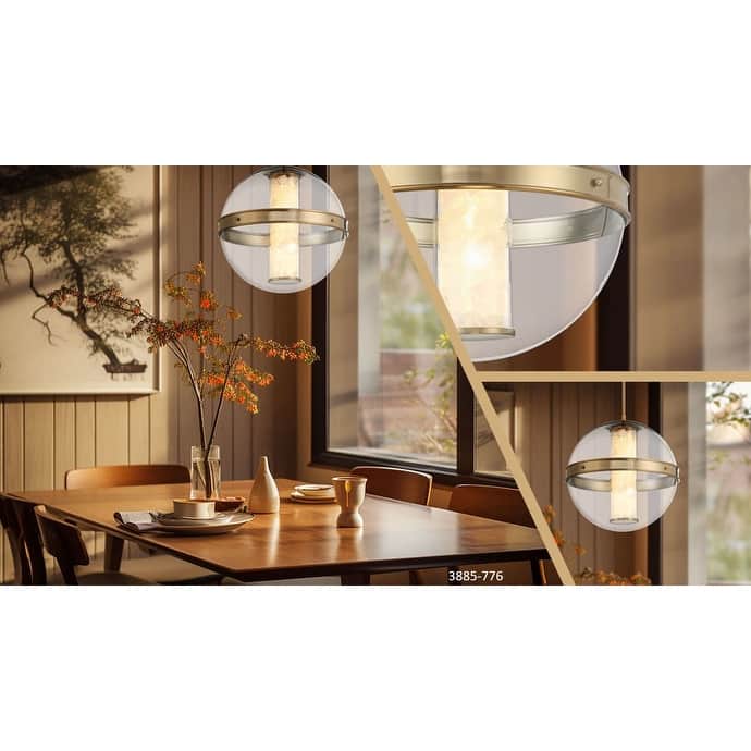 Minka Lavery 3885-L Divinely 17" Wide LED Crystal Pendant