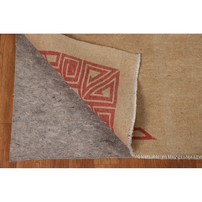 Medallion Gabbeh Oriental Rug Handmade Wool Carpet - 5'7"x 6'6"