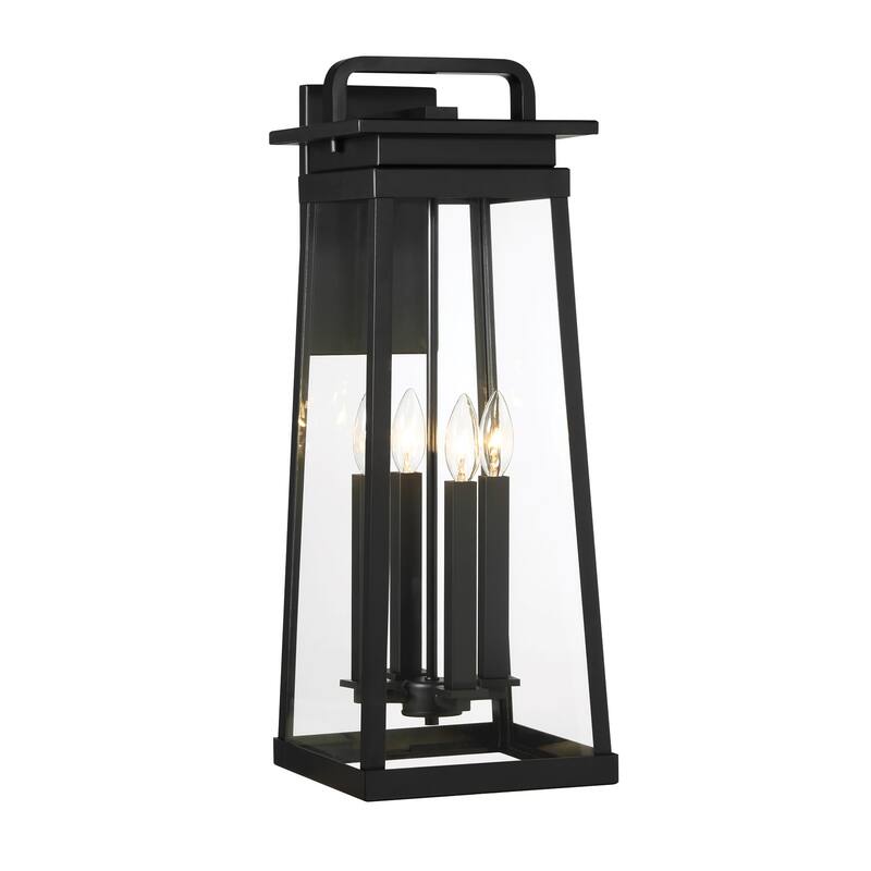 The Great Outdoors 73214 Isla Vista 4 Light 24" Tall Outdoor Wall - Coal