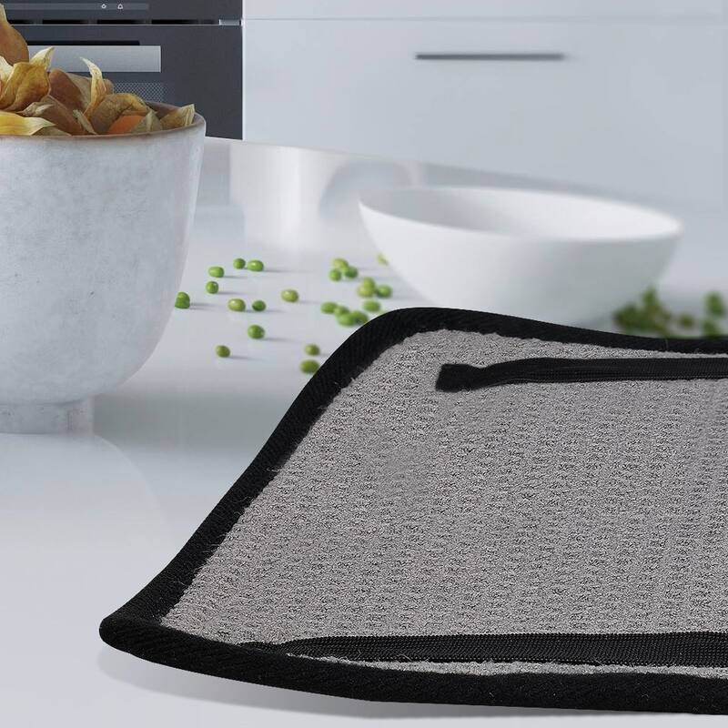 Outdoor Camping Gear Countertop Dish Rack Set with Sponge Drying Mat