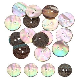 Dyeable Shell Button Natural Shell Buttons, Round Shell Craft Sewing Button, Decorative ...
