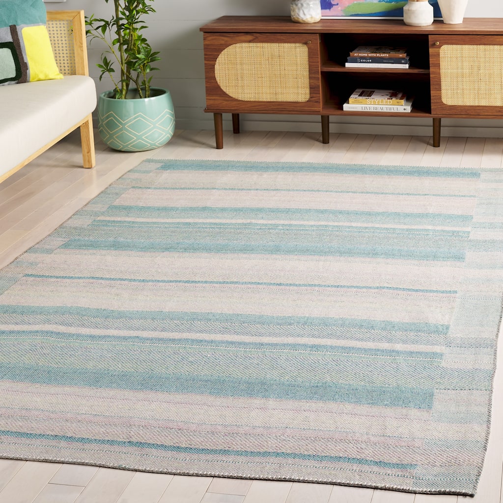 SAFAVIEH Cabo Nevenka Flatweave Boho Stripe Rug