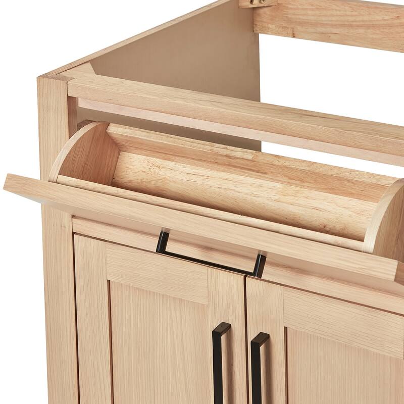 Ariel T060DCQRVO Hepburn 60" Free Standing Double Basin Vanity Set