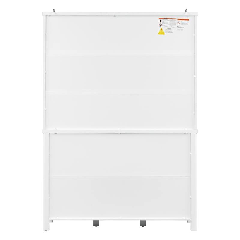 75" Farmhouse Kitchen Pantry Cabinet with Door Shelves, Large Freestanding Cupboard with Pull-Out Trays