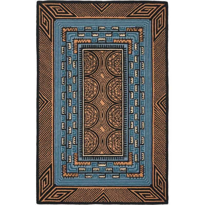 SAFAVIEH Handmade Chelsea Benedikta French Country Wool Rug - 5'3" x 8'3" - Assorted
