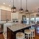 preview thumbnail 2 of 4, Anmytek Wood Pendant Light Rustic Rectangle Wood Frame Adjustable Hanging Light Kitchen Island Vintage Ceiling Light Fixture