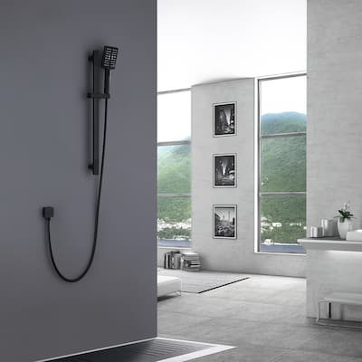 3-Function Wall Mounted Multi-Function Handheld Shower with Slide Bar