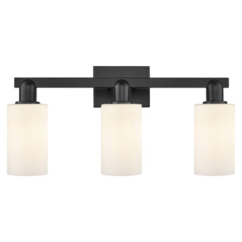 Innovations Lighting Endless Possibilities Arcadia - Clymer - 3 Light 23" Bath Vanity Light - Matte White/Matte Black