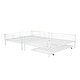 preview thumbnail 40 of 95, Metal Bunk Bed with Trundle Ladder High Guardrail Heavy-Duty Steel Loft Bed Frame with Safety Rail Able to Split