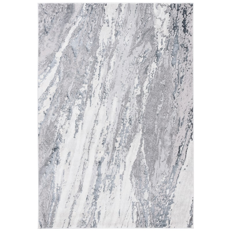 SAFAVIEH Aura Latinka Modern & Contemporary Rug - 5'3" x 7' - Ivory/Dark Grey