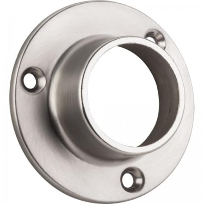 Hardware Resources Closed Screw In Closet Rod Mounting Bracket for