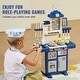 preview thumbnail 25 of 54, Kids Kitchen Playset Play Kitchen for Kids Corner Wooden Play Kitchen