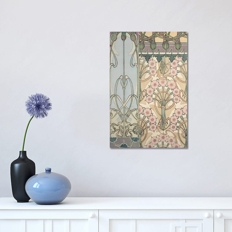 iCanvas "Plate 30 from 'Documents Decoratifs', 1902 " by Alphonse Mucha Canvas Print - 18x12x1.5