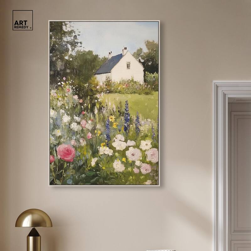Floral Farmhouse II Canvas by Art Remedy