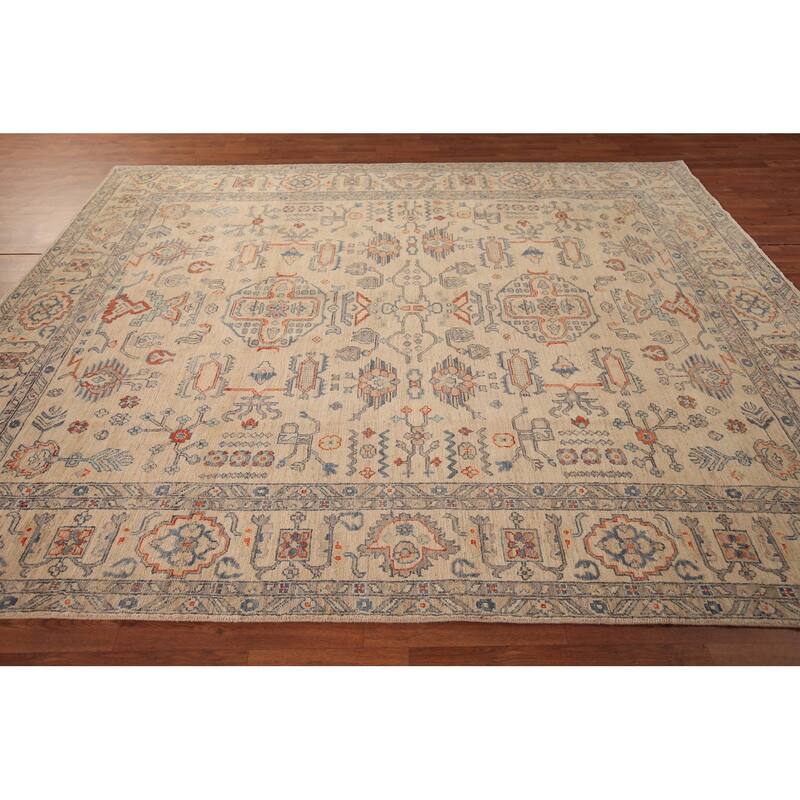 Ziegler Oriental Area Rug Hand-Knotted Wool Carpet - 7'7" x 9'11"