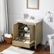 preview thumbnail 102 of 109, OVE Kansas Single Sink Bathroom Vanity, Dove White Engineered Stone Top