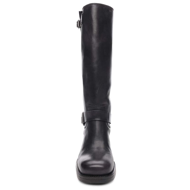 ASH Trinidad Tall Leather Harness Boot - Black - 39