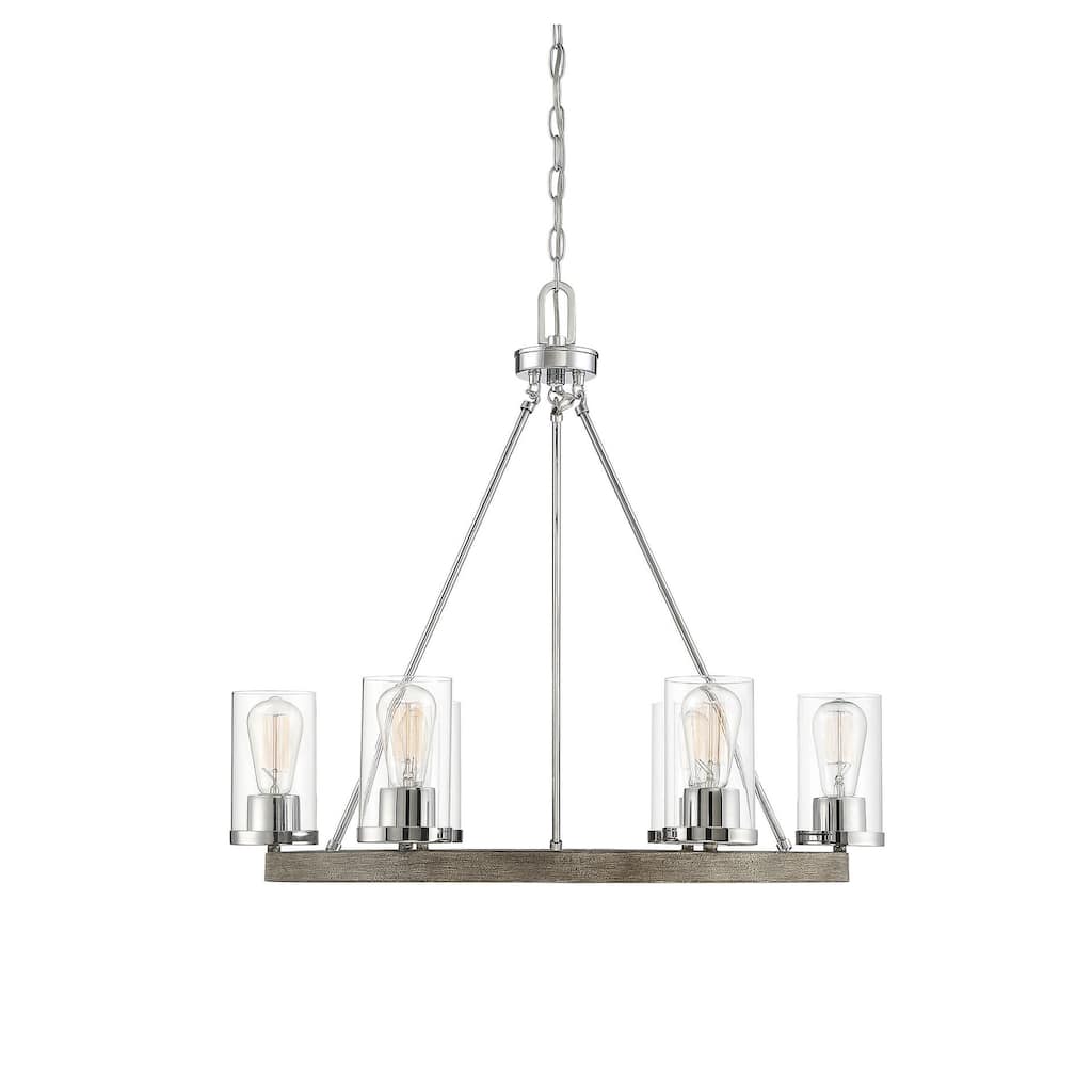 Meridian M10070 5 Light 27" Wide Ring Chandelier