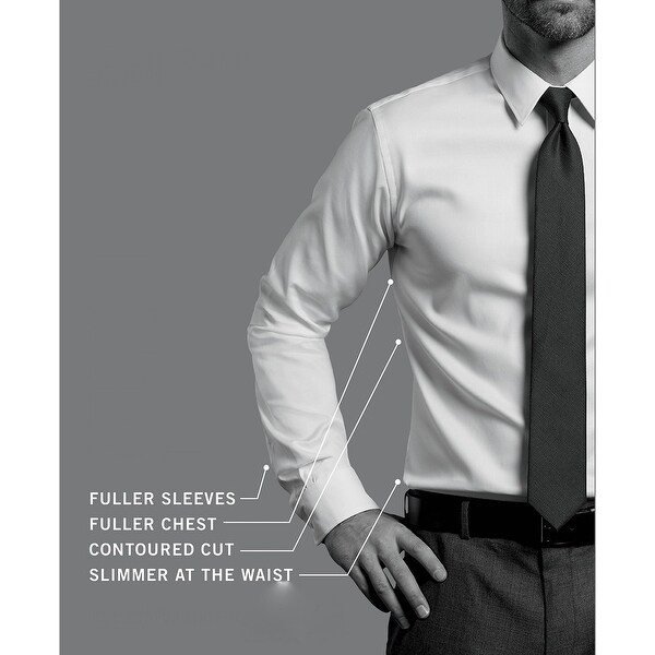 geoffrey beene mens dress shirts regular fit solid sateen