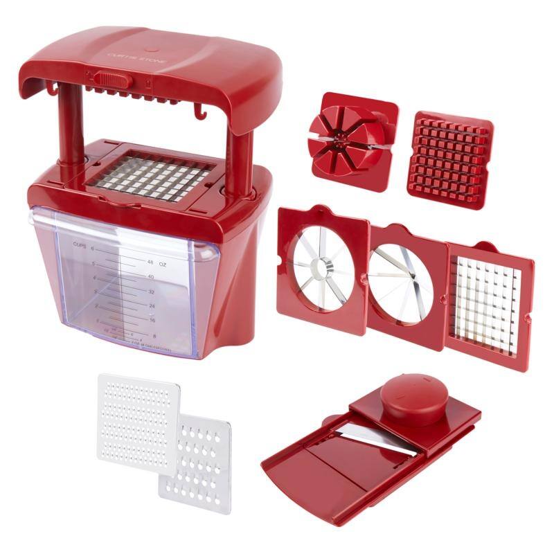 Curtis Stone Chop Chop All-In-One Prep Tool Refurbished - Red