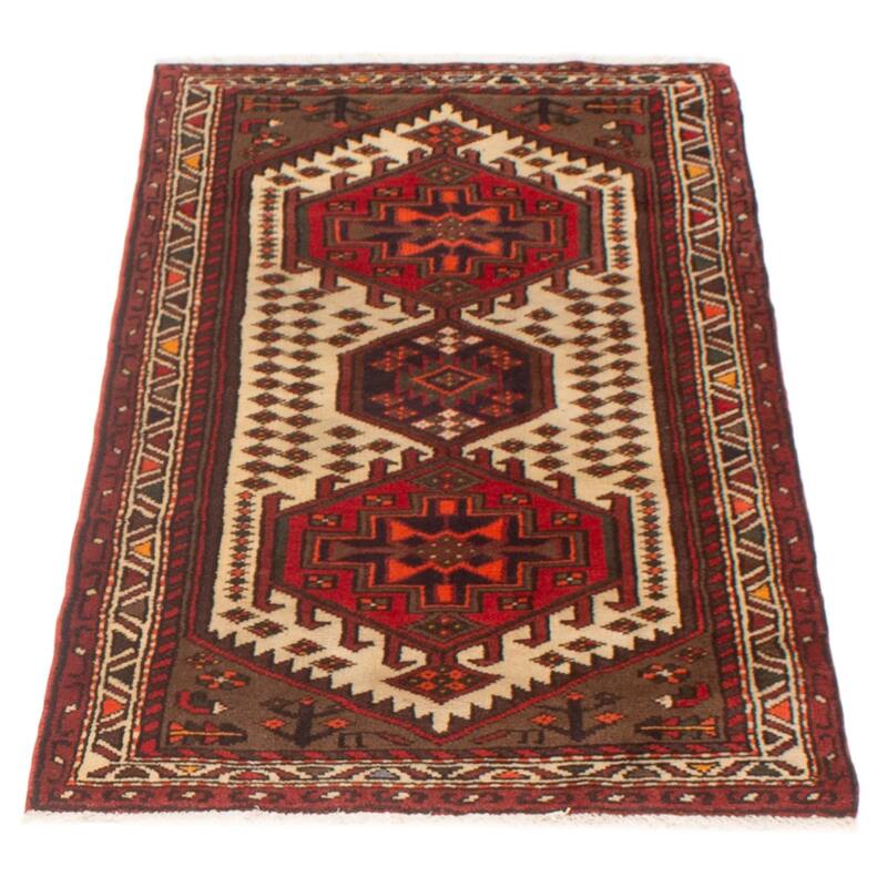 ECARPETGALLERY Hand-knotted Andelz Cream Wool Rug - 2'10 x 5'4