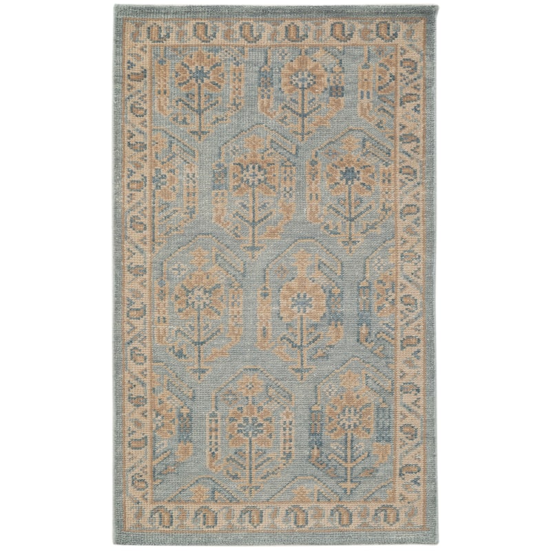 Terra by Obeetee Tuscany Pesely Blue Rug - Oxford Blue - 7'9" x 9'9"