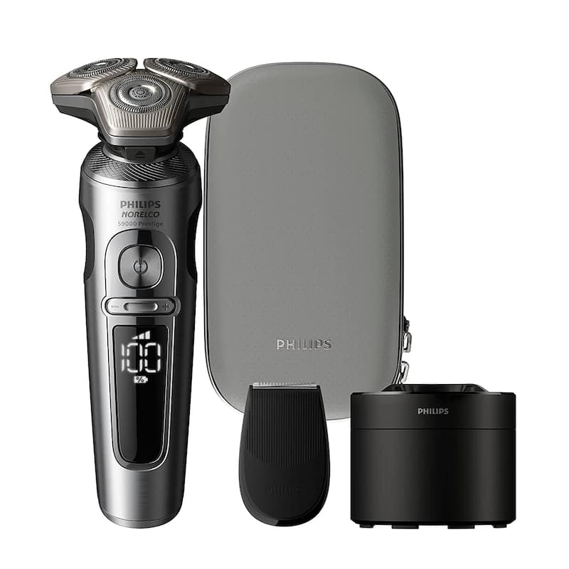 Prestige Rechargeable Wet & Dry Shaver - Silver