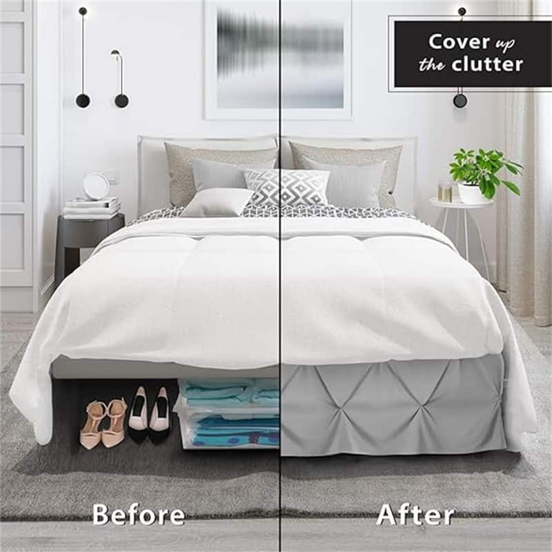 Pinch Pleat Bed Skirt
