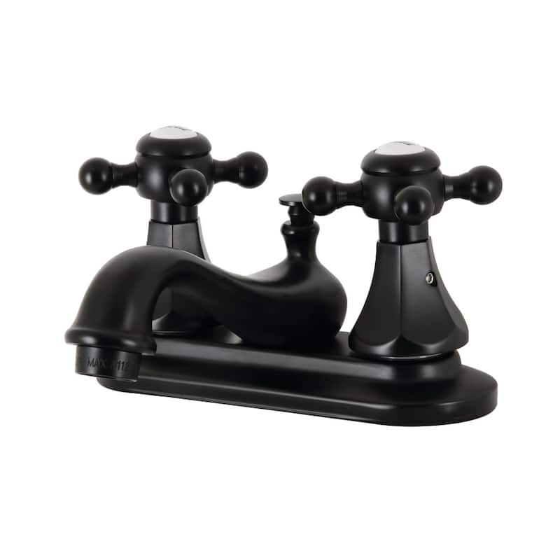 Kingston Brass KB60.BX Metropolitan 1.2 GPM Centerset Bathroom Faucet - Matte Black